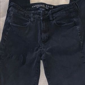 Highrise black jeans
